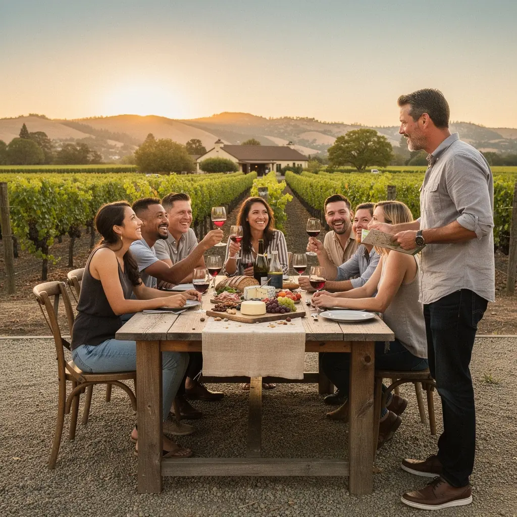 Turysta korzystający z wydrukowanego przewodnika podczas zwiedzania miasta.