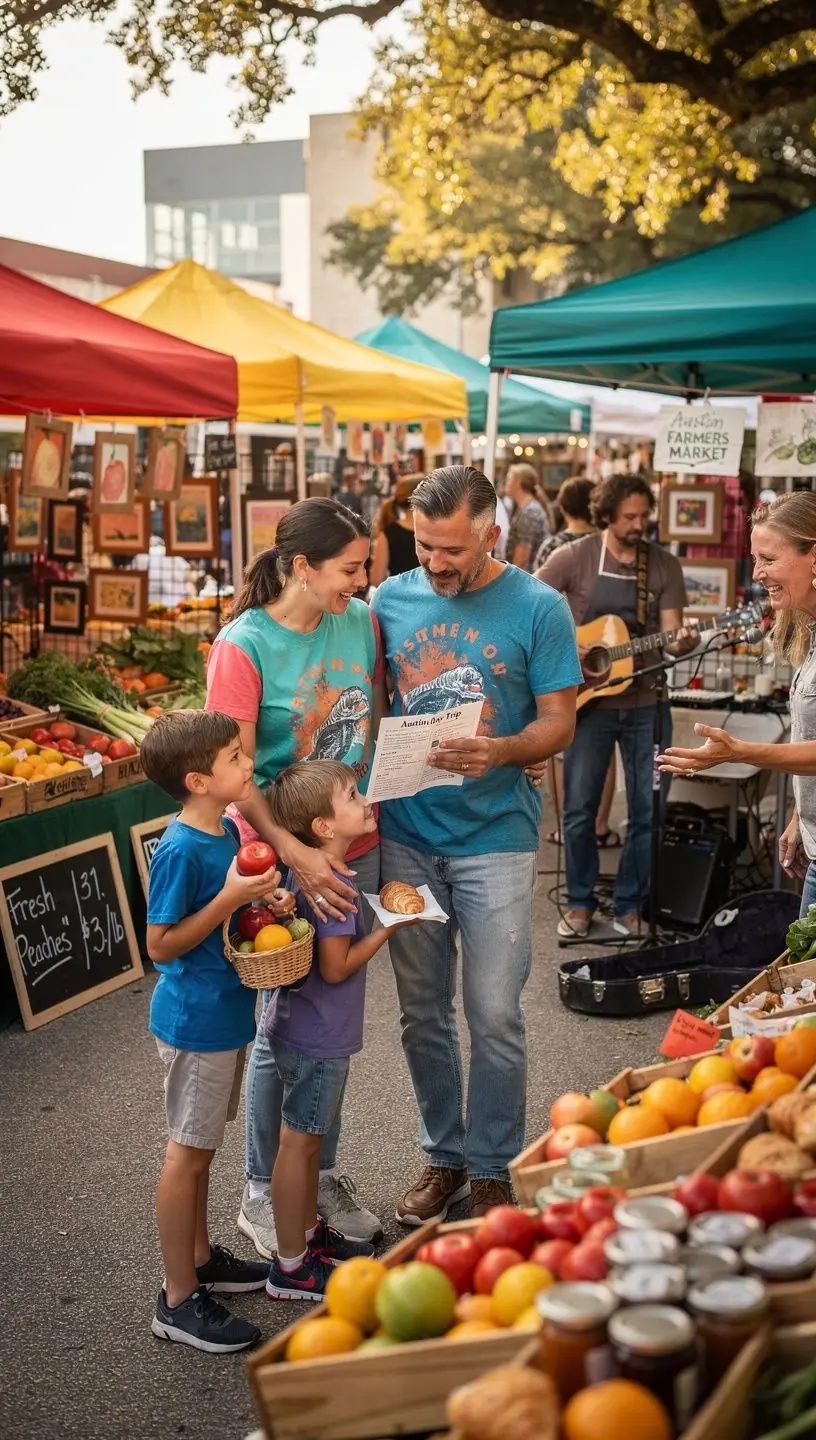 Ujęcie zespołu planującego podróż przy stole z mapami i notatkami.